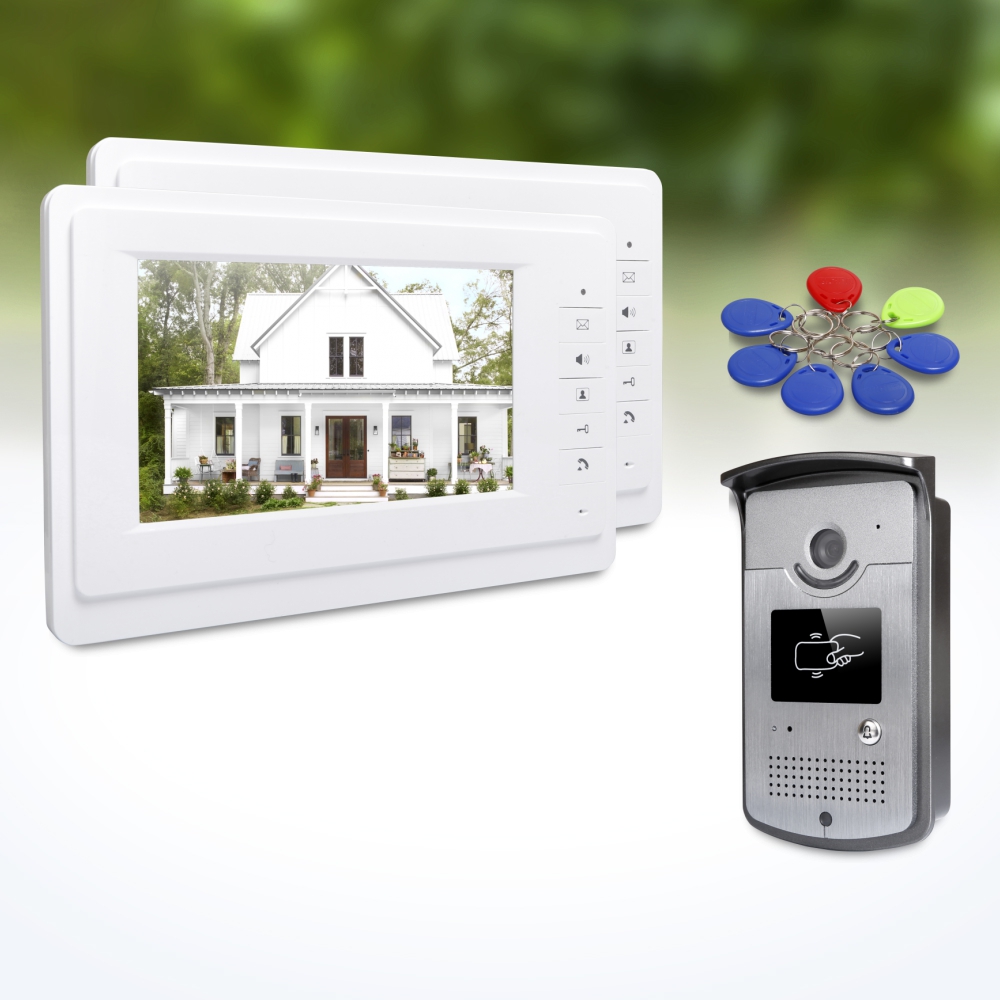 Home Security Video Cameras - 1 Outdoor Camera 2 Indoor Monitors
