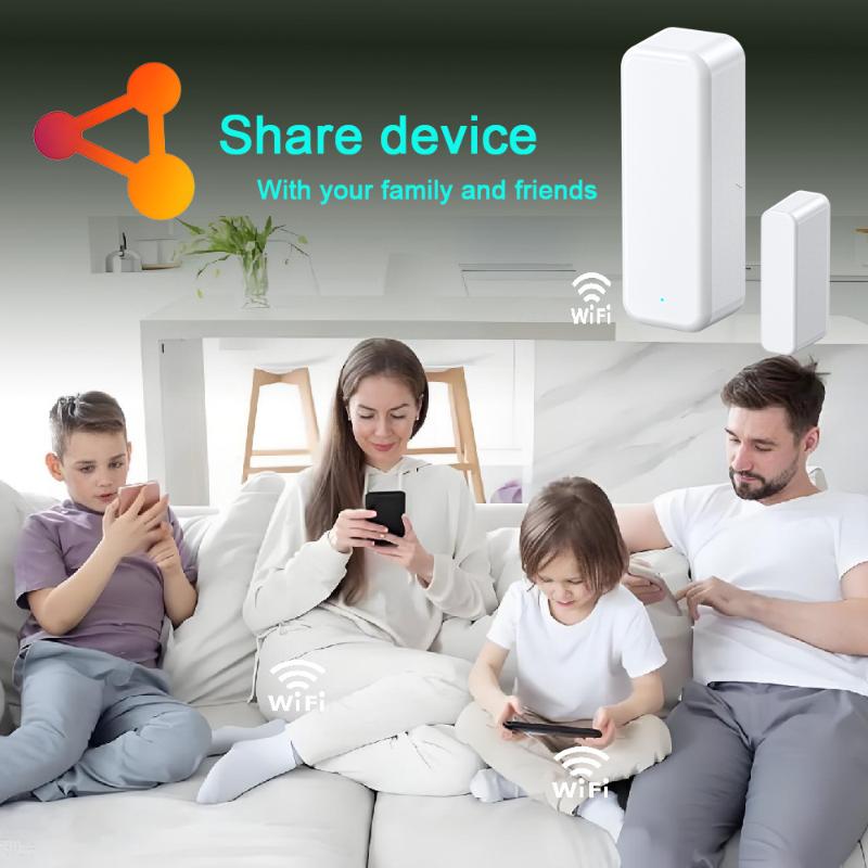 Window Alarm Sensor - Smart Mini Door Window Sensor Open/Closed
