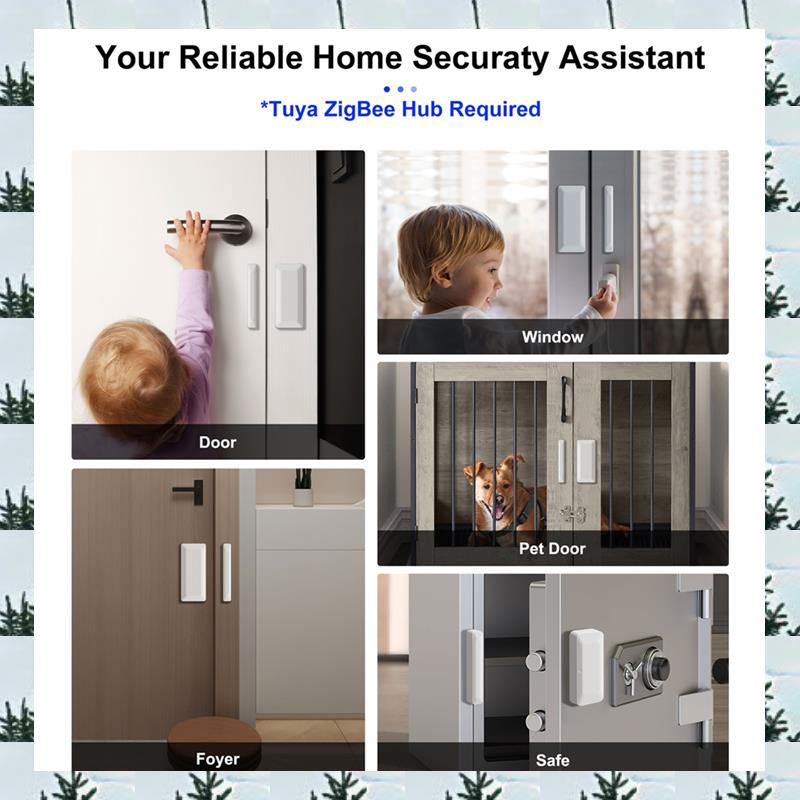 Window Alarm Sensor - ABLG Tuya Zigbee Door Sensor Window