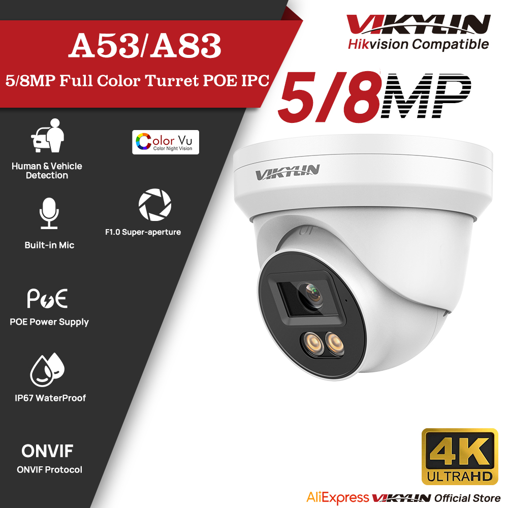 VIKYLIN 5/8MP HD IP Security C - Home Security Service recension och pris