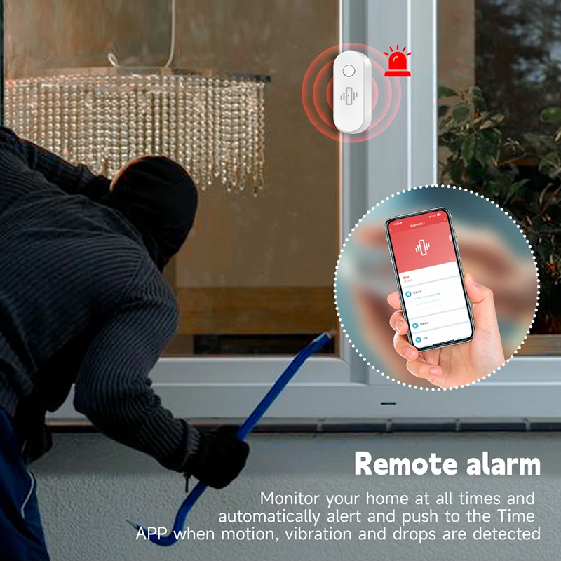Tuya WiFi Vibration Detector G - Window Alarm Sensor recension och pris