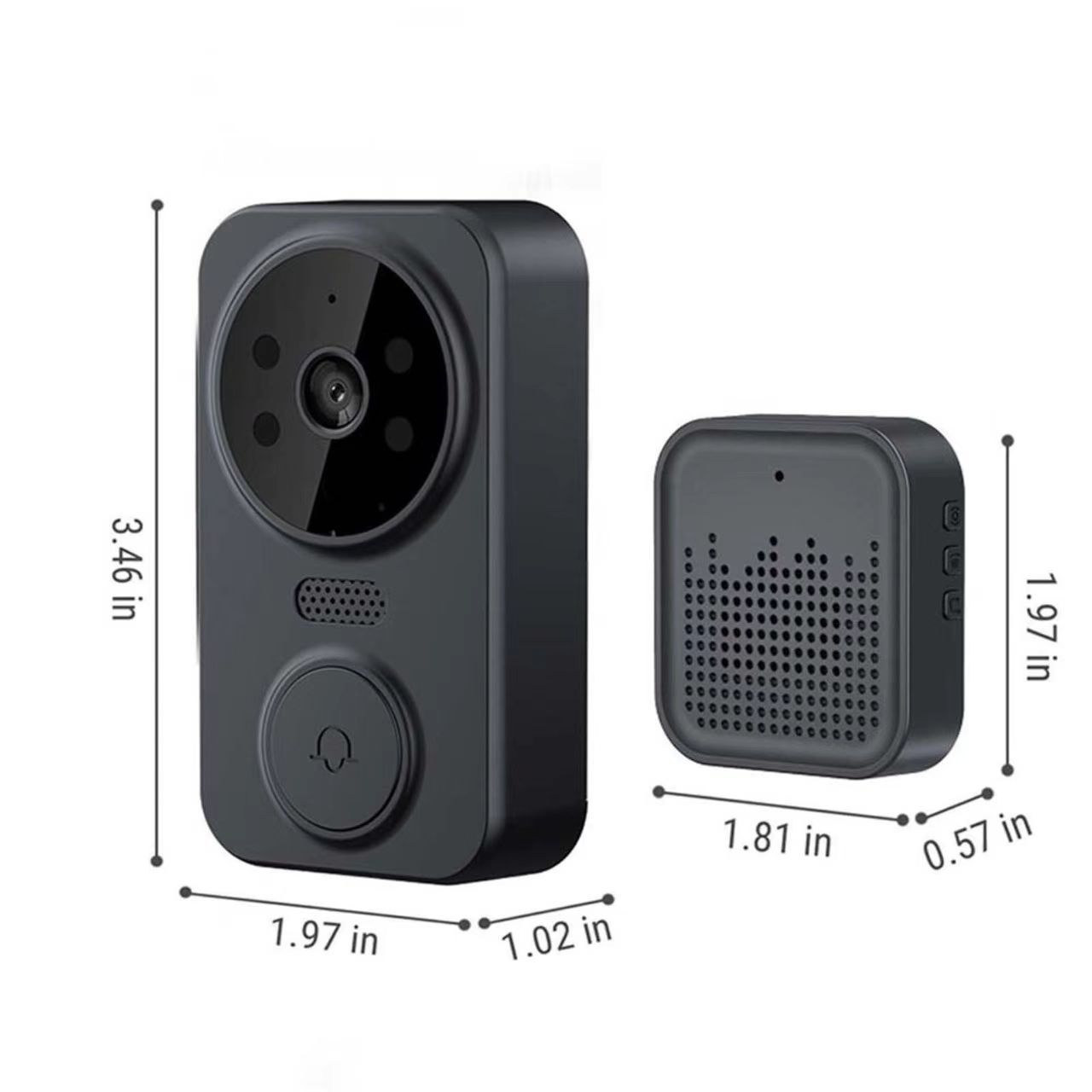 Tuya WIFI Doorbell Smart Home  - Home Security Video Cameras recension och pris