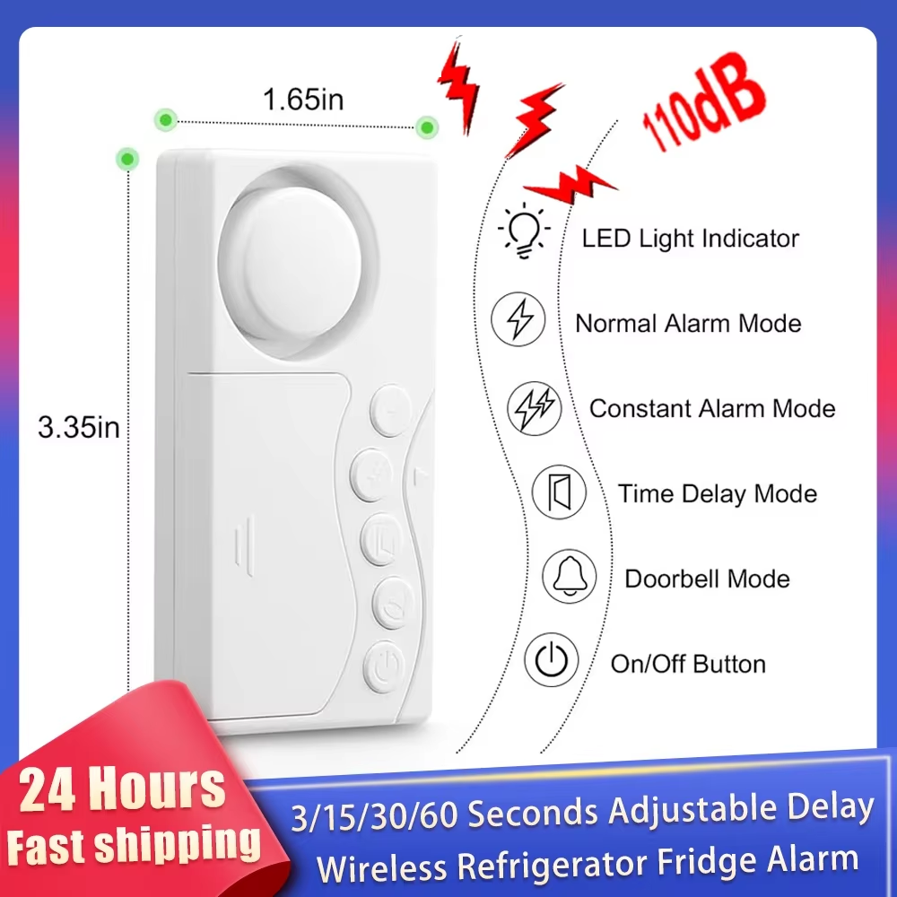 New Freezer Door Alarm with De - Window Alarm Sensor recension och pris