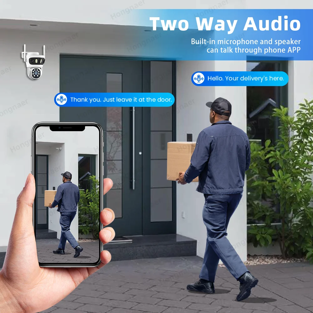 2026 Hongnaer 6MP 4CH 3 Lens 2 - Home Security Camera System recension och pris