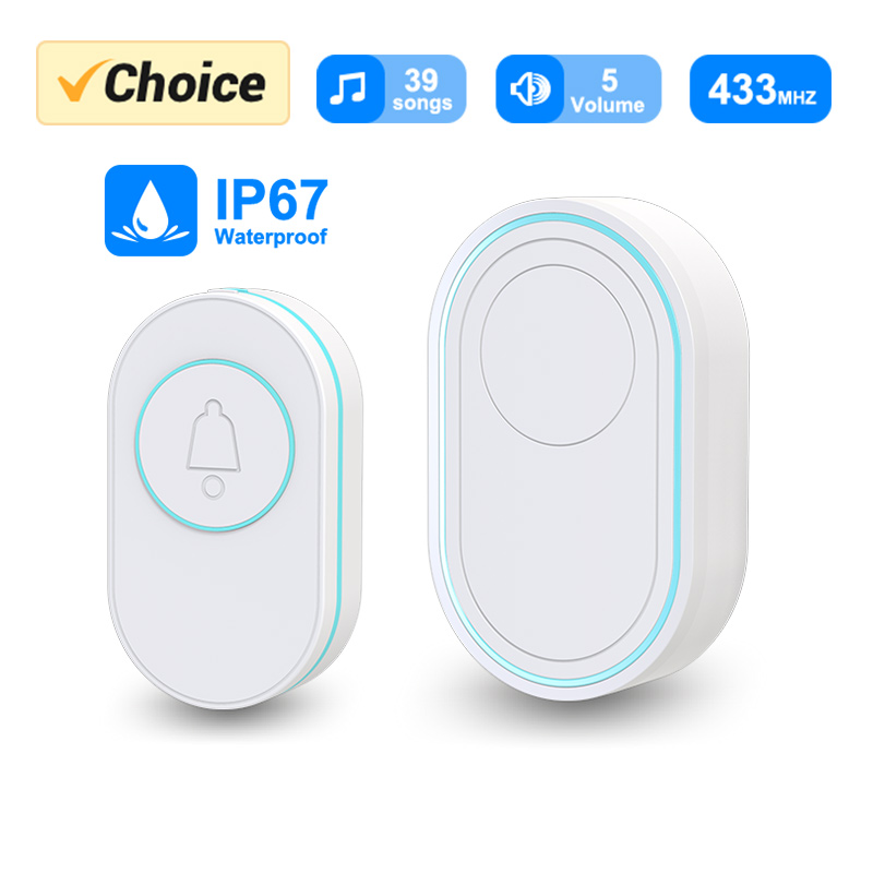 Wireless Doorbell IP67 Waterpr - Home Security Product recension och pris