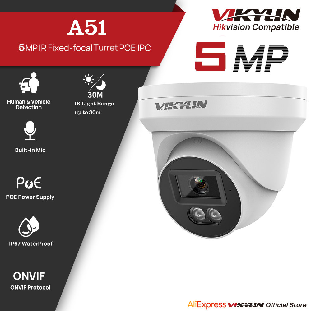VIKYLIN 5MP IP Security Camera - Home Security Service recension och pris