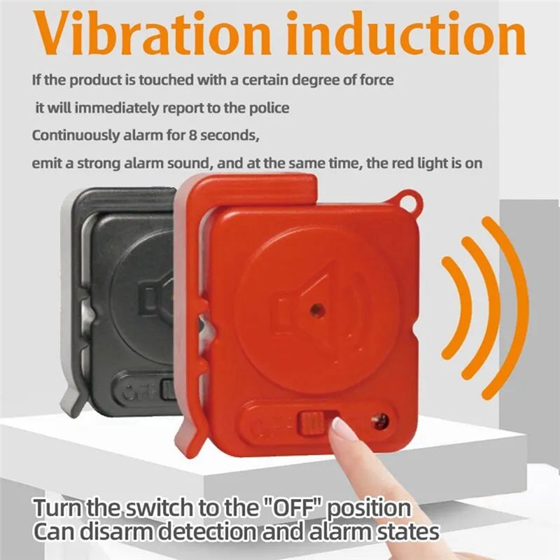 FULL-Vibration Alarm Sensors 1 - Window Alarm Sensor recension och pris