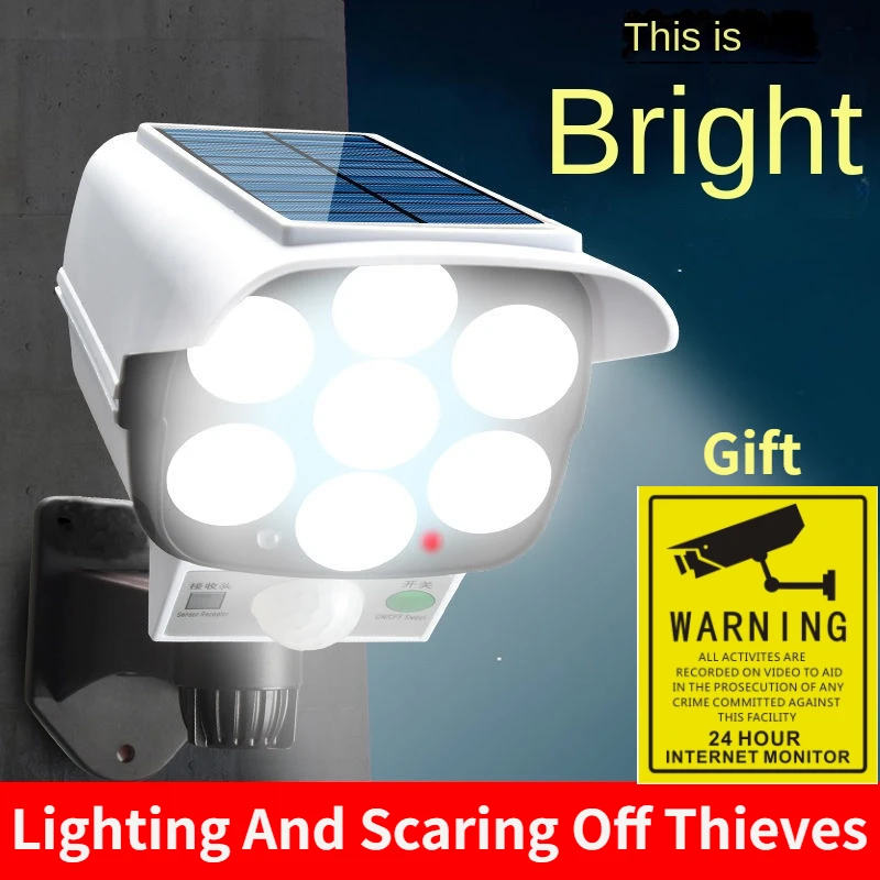 Outdoor Solar Light Motion Sen - Home Security Video Cameras recension och pris