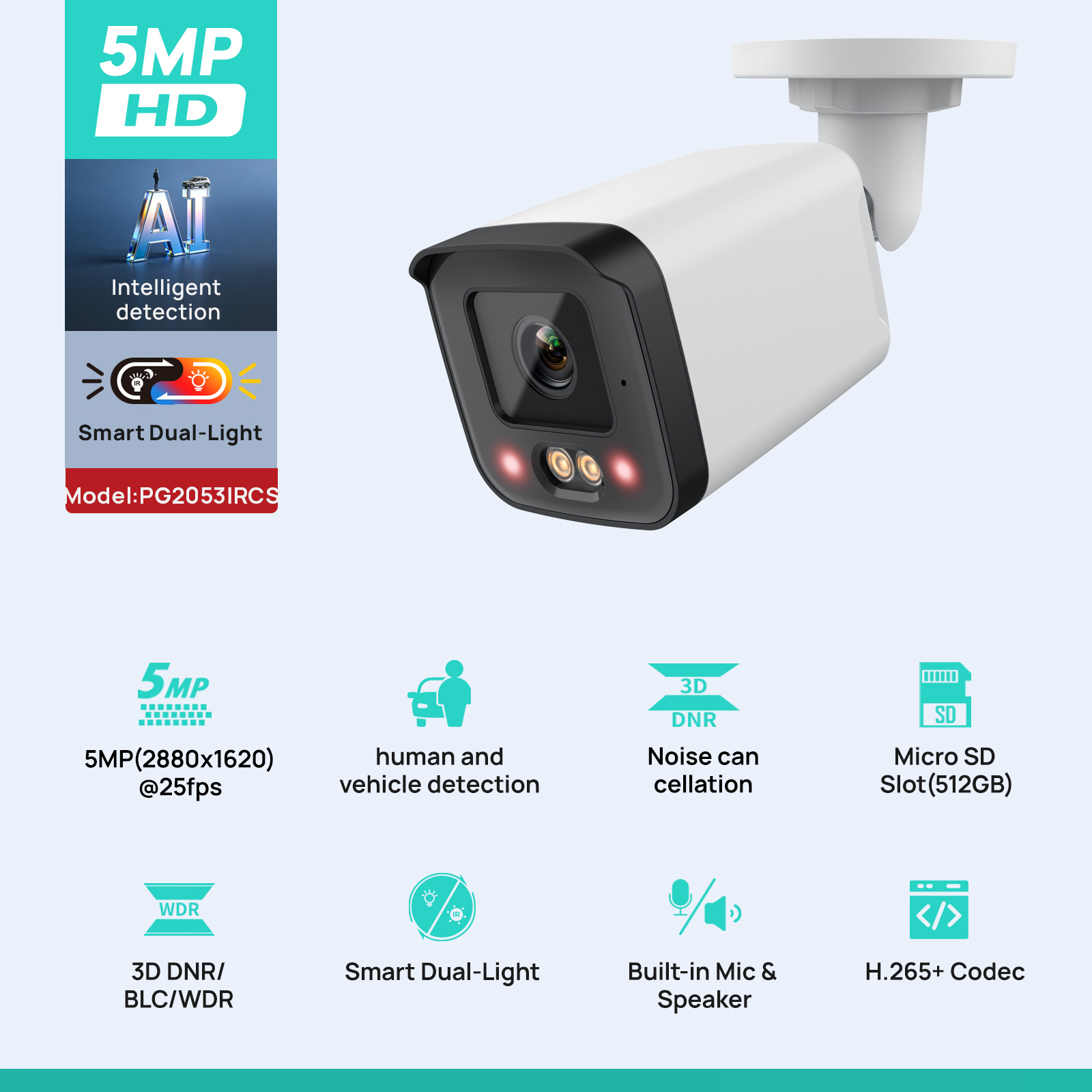 VIKYLIN IP Security Camera 5MP - Home Security Service recension och pris