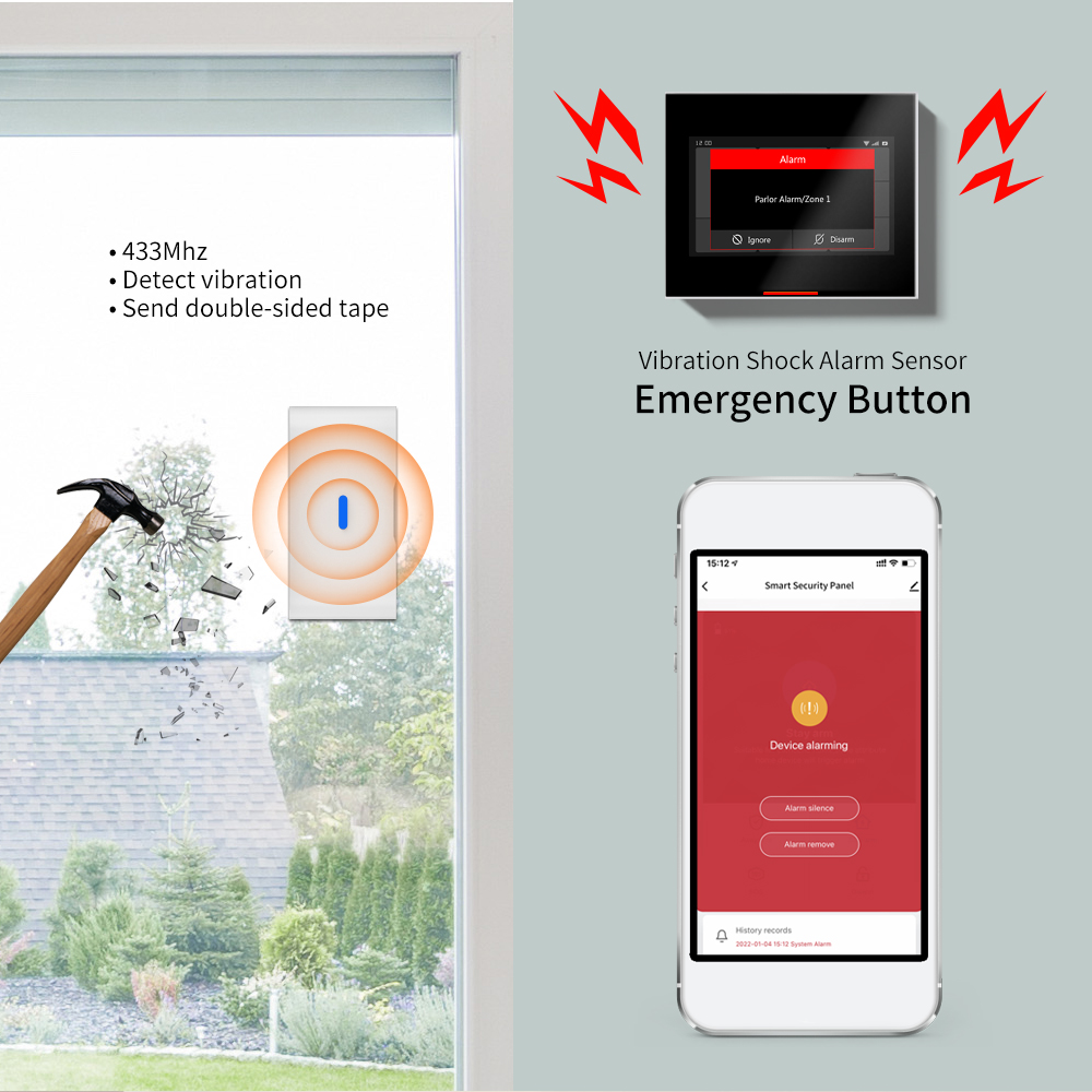 Staniot 433MHz EV1527 Wireless - Window Alarm Sensor recension och pris