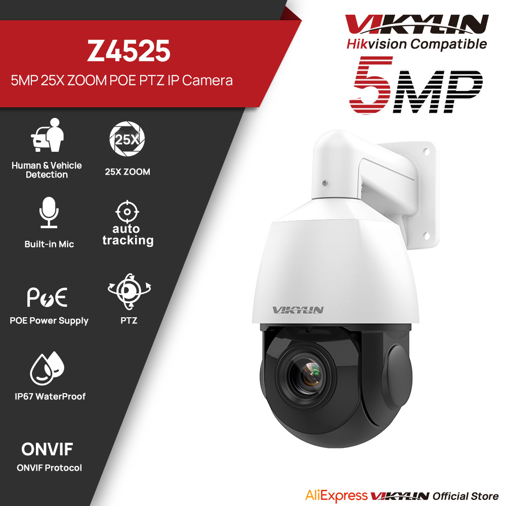 Vikylin 5MP PTZ 25X Optical Zo - Home Security Service recension och pris