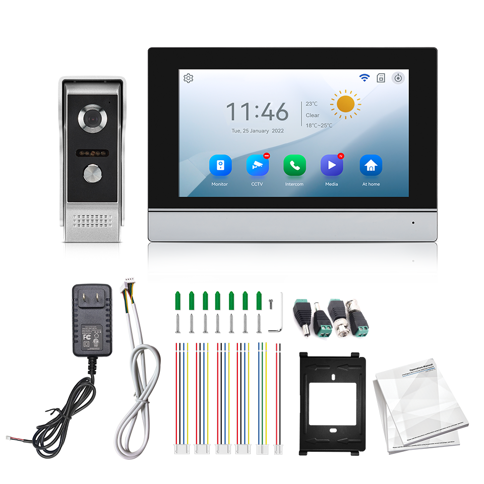 7Inch IPS Screen 2MP  Tuya Rem - Home Security Video Cameras recension och pris