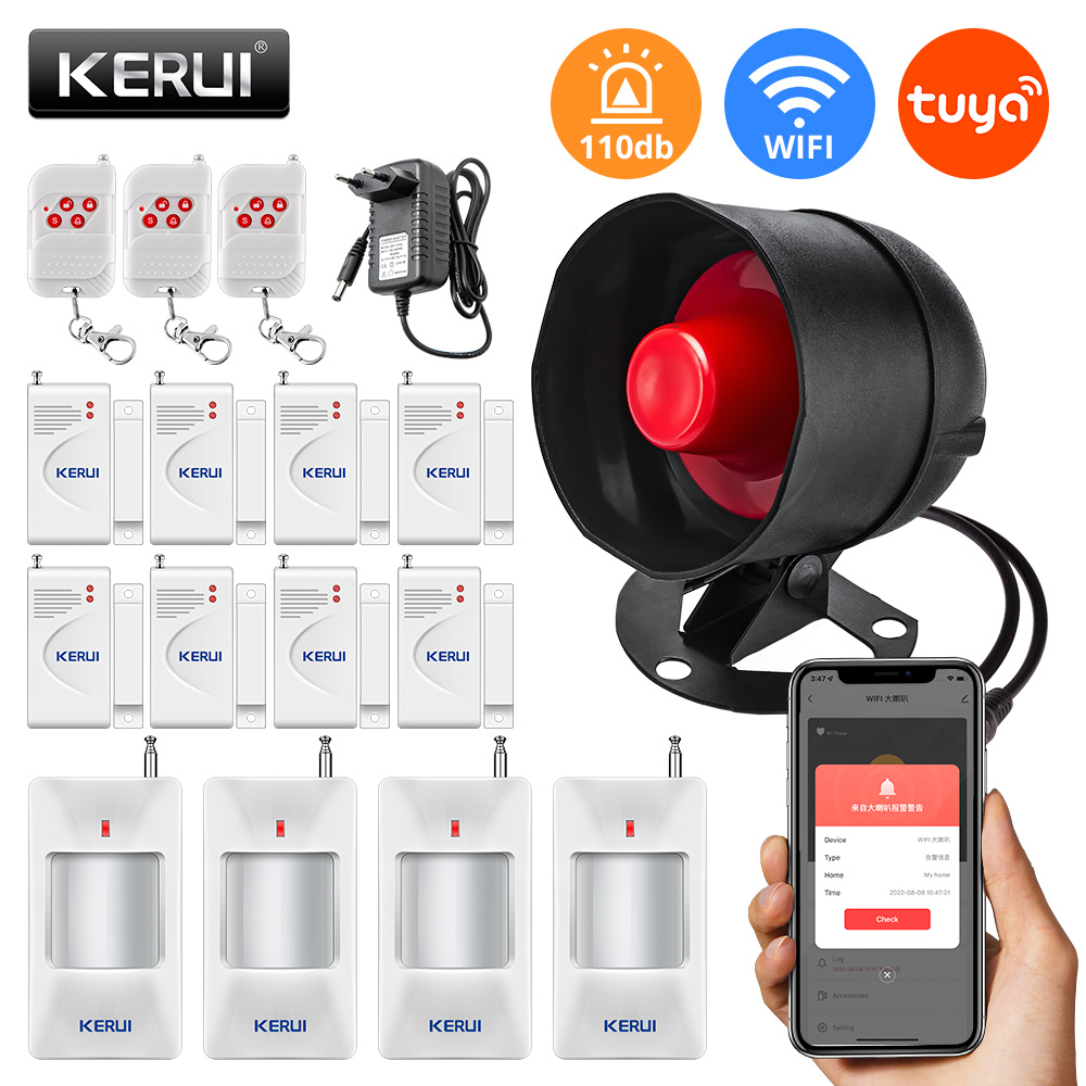 KERUI Tuya WIFI Loudly Speaker - Home Security Product recension och pris