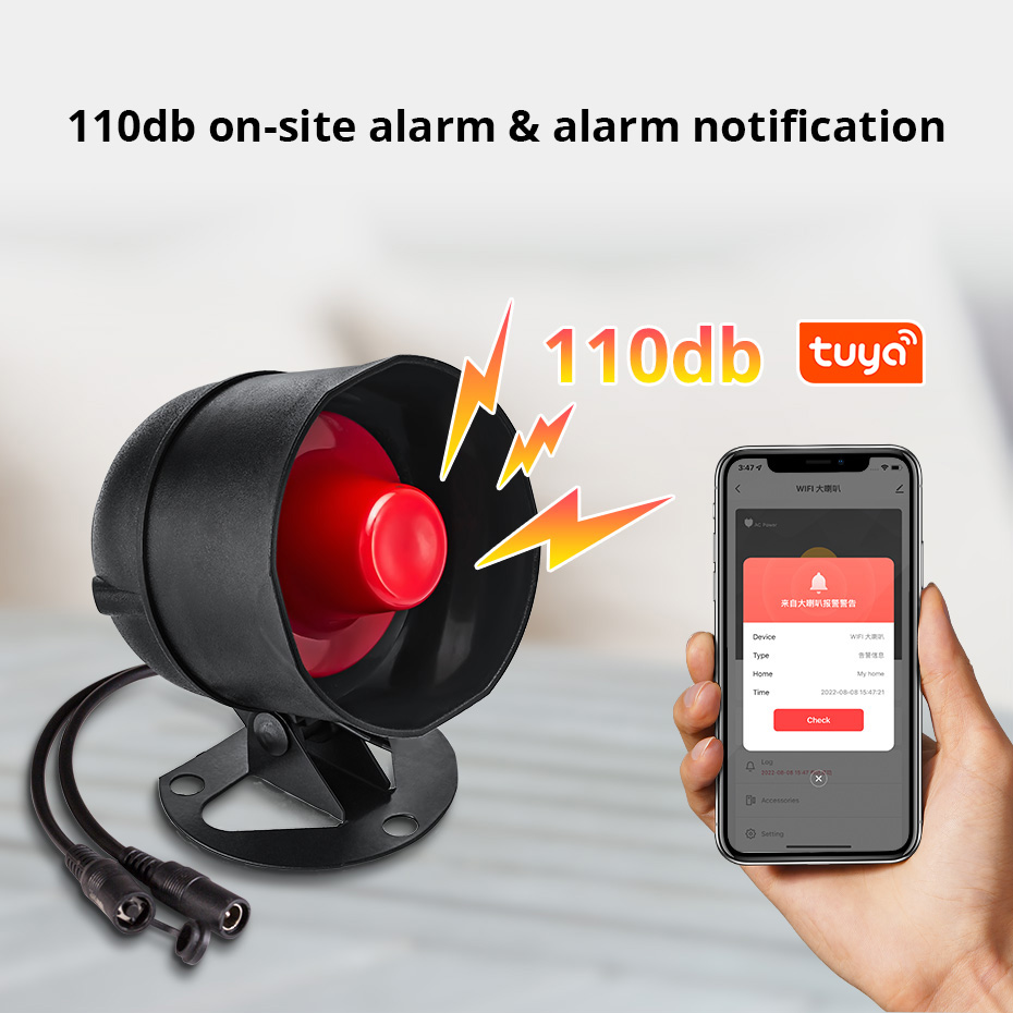 KERUI Tuya WIFI Loudly Speaker - Home Security Product recension och pris