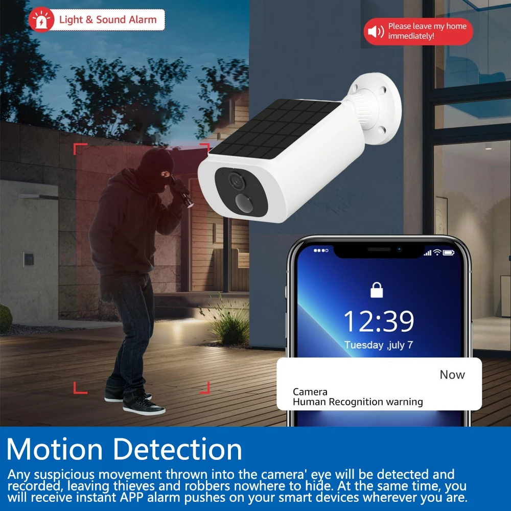 Tuya 5MP Solar Security Camera - Home Security Video Cameras recension och pris