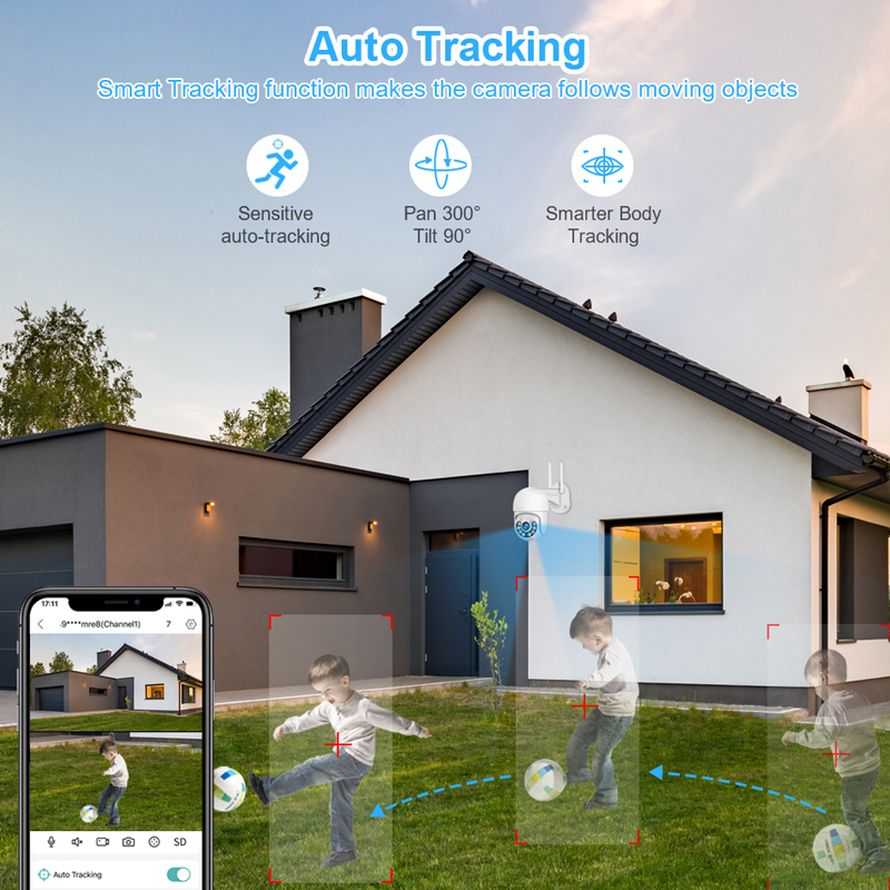 Smar 3MP Wireless CCTV Securit - Home Security Video Cameras recension och pris